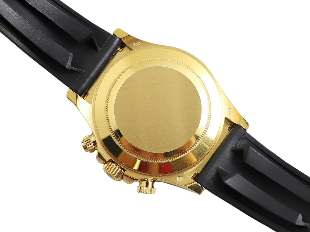 Daytona 116518LN Champagne and Black Dial in Yellow Gold