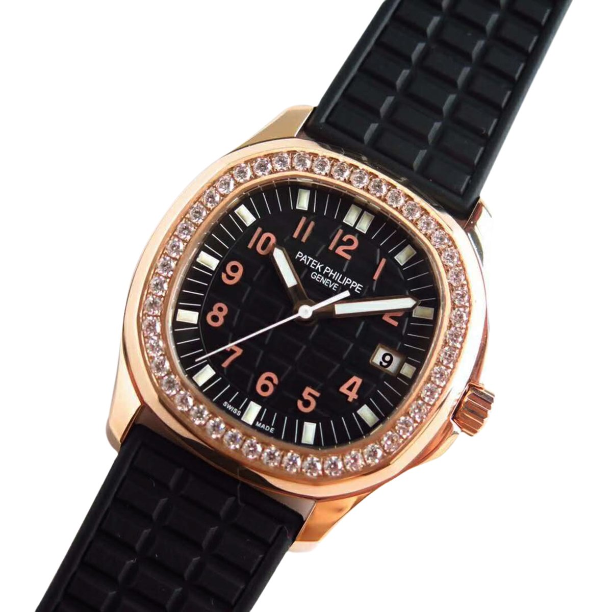 Aquanaut Luce 5068R Black Dial in Rose Gold