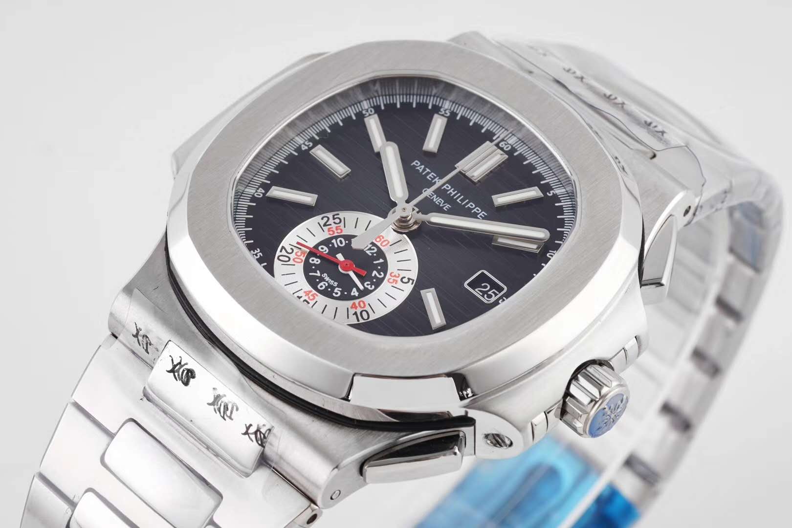 Nautilus 5980/1A-014 Black Dial in Steel