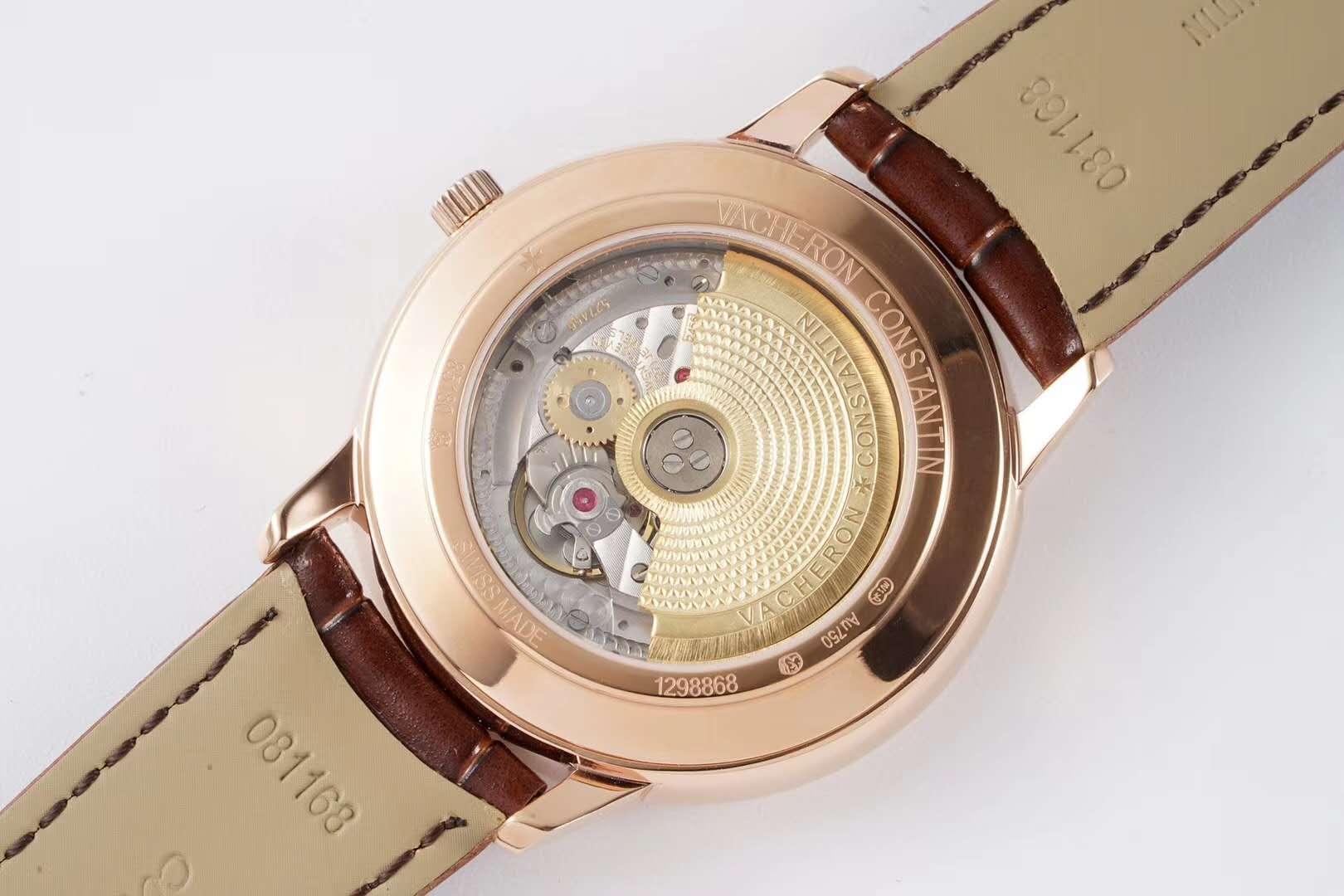 Patrimony White Dial in Pink Gold Ref: 85180