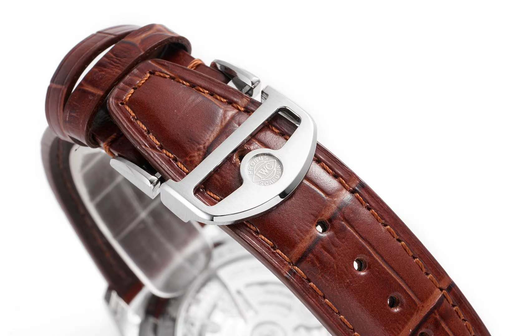 Portugieser Chronograph IW371611 White Dial in Steel