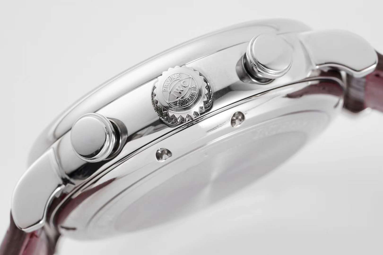 Portofino Chronograph IW391027 Edition “150 Years” White Dial in Steel