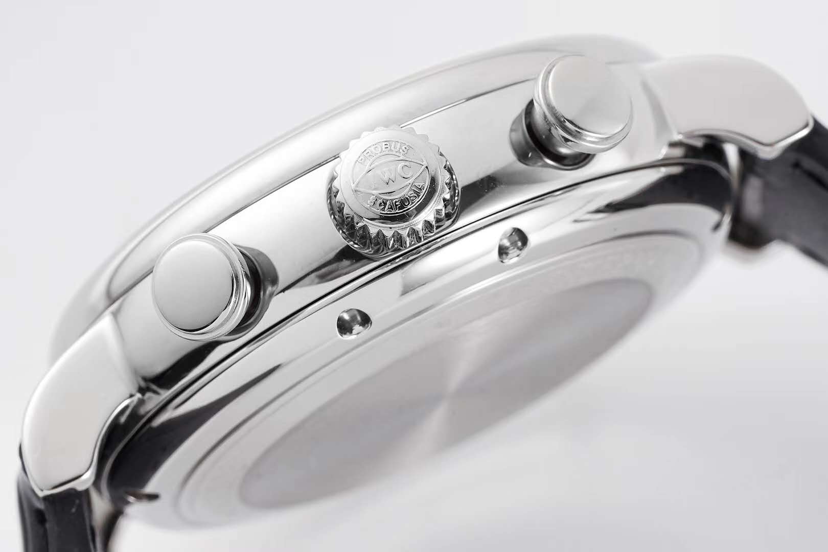 Portofino Chronograph IW391031 Edition “150 Years” White Dial in Steel