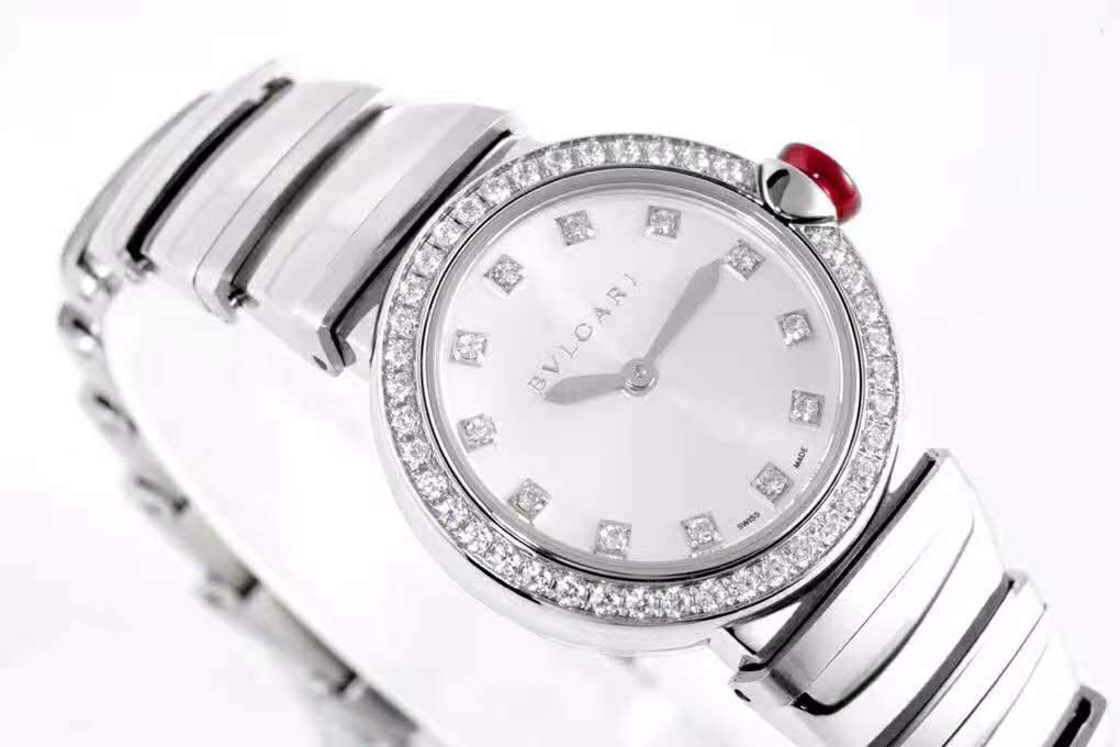 Lvcea MOP Dial in Steel with D1am0nd Bezel