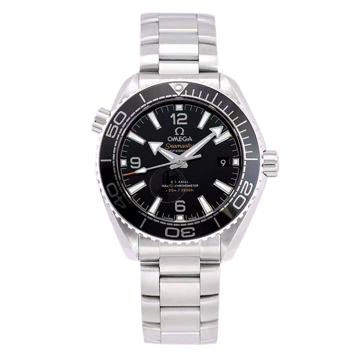 Seamaster Planet Ocean 600M Co-Axial Master Chronometer Black Dial 39.5mm on Bracelet