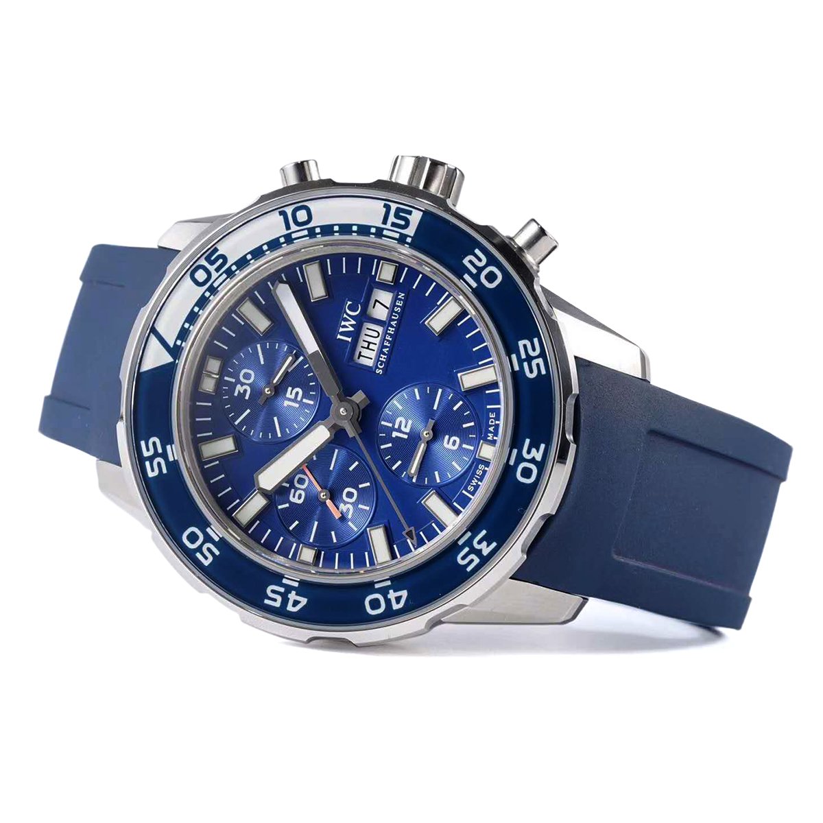 Aquatimer Chronograph IW376711 Blue Dial