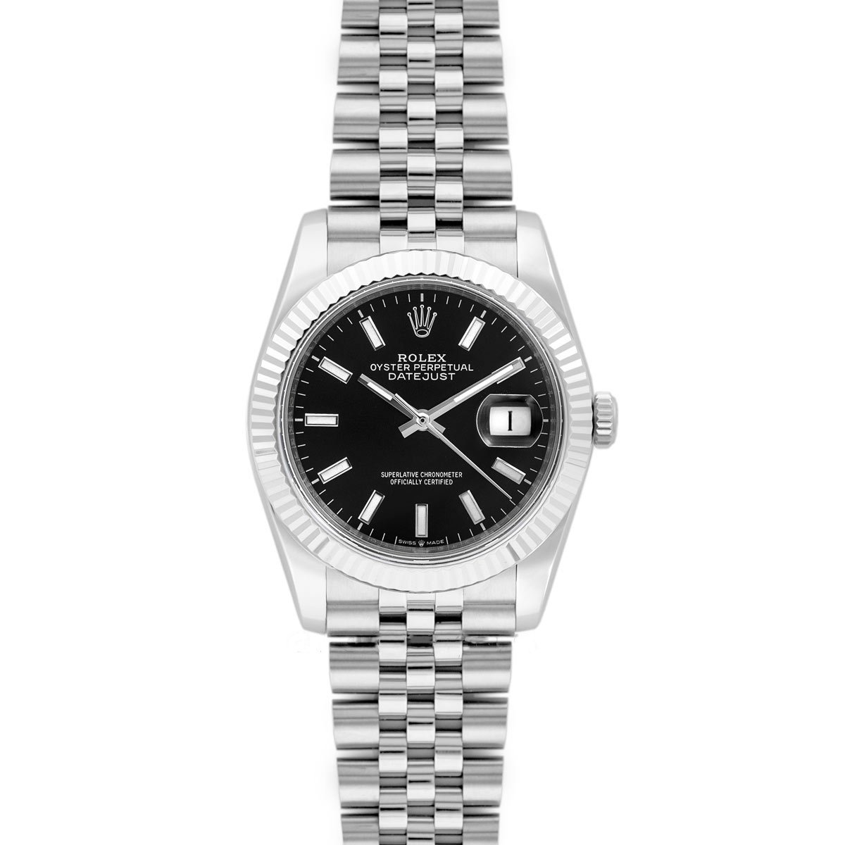 Datejust 36 116234 Black Dial with Stick Markers