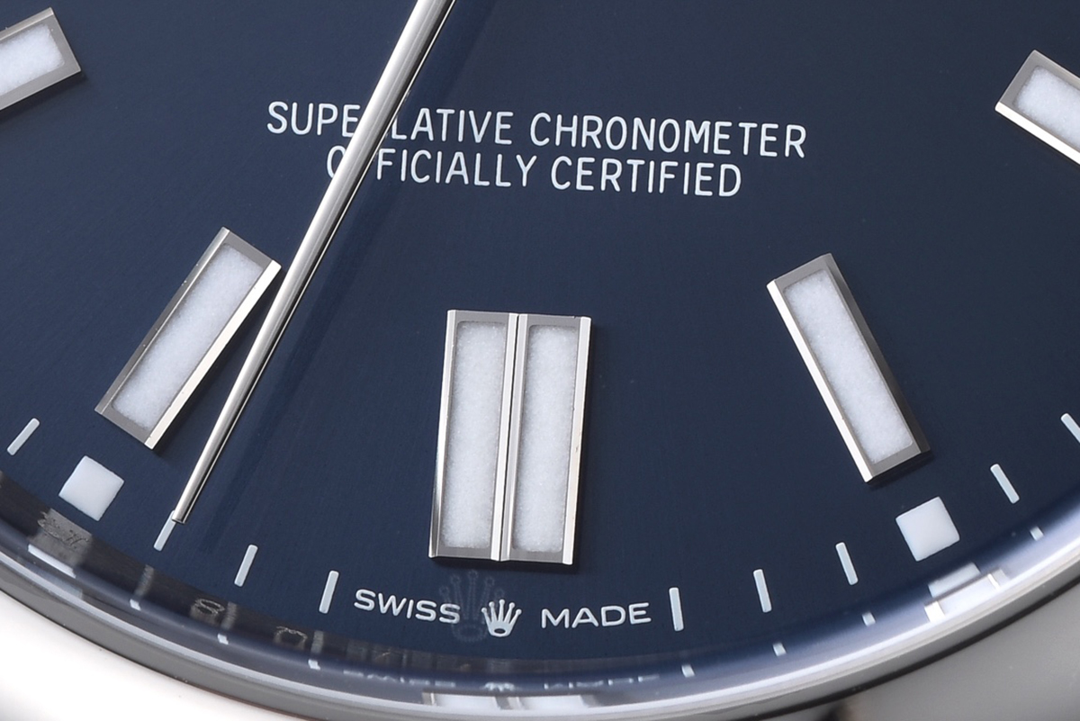 Oyster Perpetual 41mm Bright Blue Dial 124300