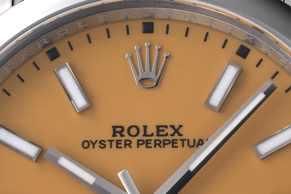 Oyster Perpetual 41mm Yellow Dial 124300