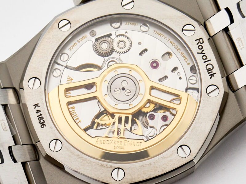 Royal Oak 41mm 15500 SS ZF 1:1 Best Edition Black Textured Dial on SS Bracelet SA4302 S*per Clone V3