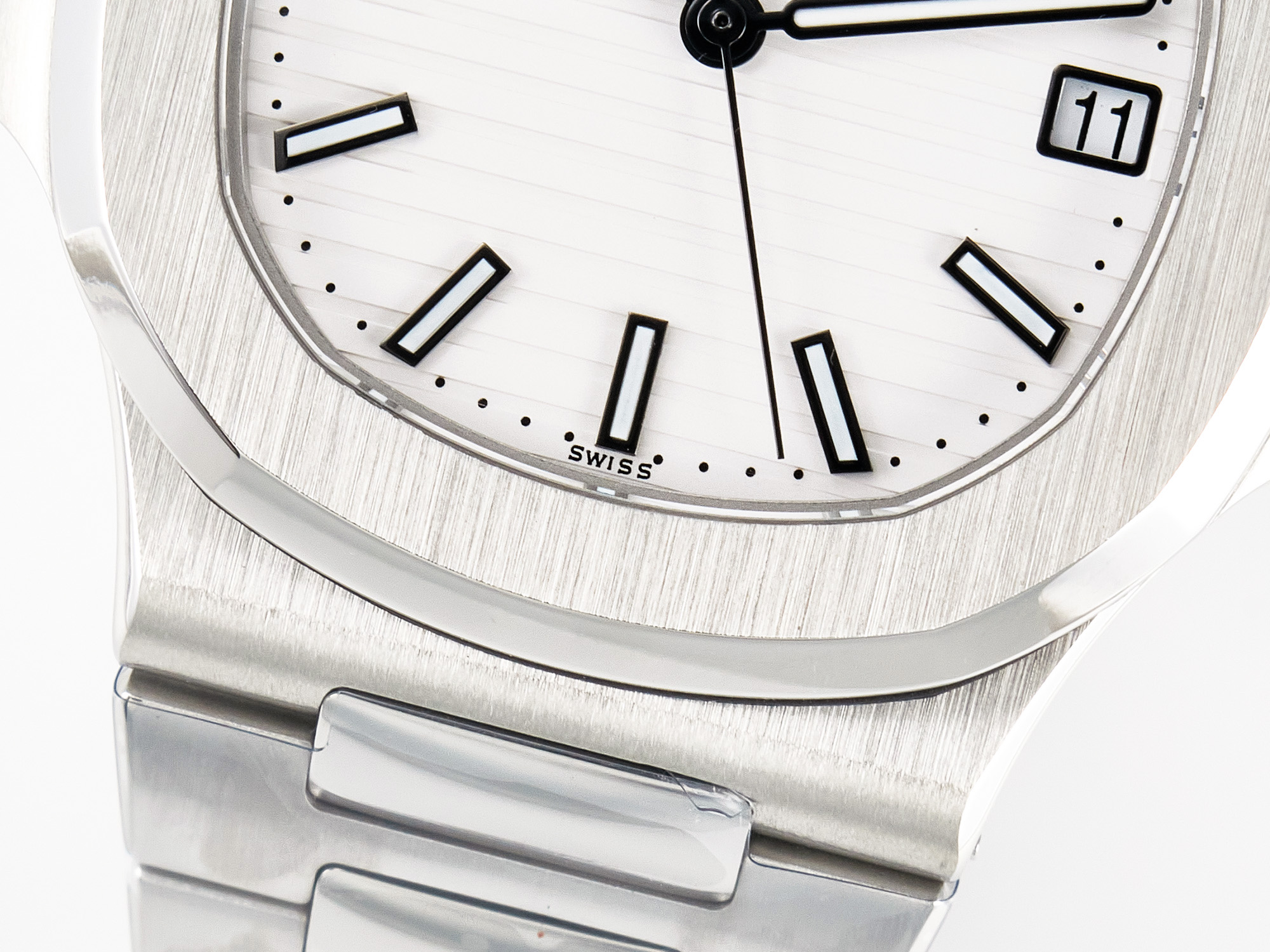 Nautilus 5711 3KF 1:1 Best Edition White Dial on SS Bracelet A324 S*per Clone V2