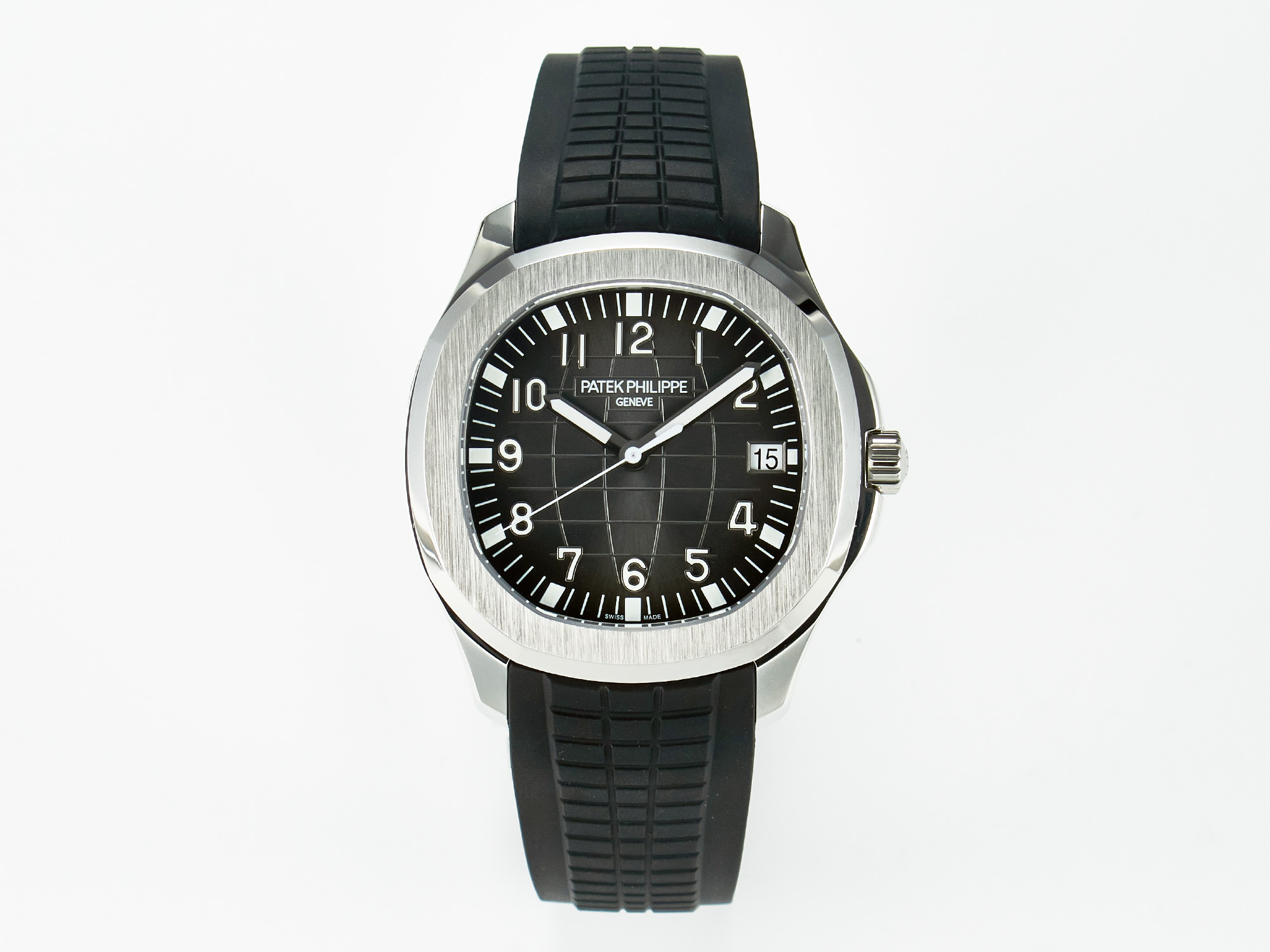Aquanaut 5167A SS ZF 1:1 Best Edition Black Dial on Black Rubber Strap A324 S*per Clone（New clasp）
